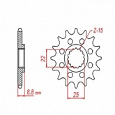 Звезда передняя MTX Parts 10-KT1-13
