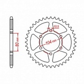 Звезда задняя MTX Parts 11-163-43
