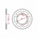 Звезда задняя MTX Parts 11-305-46