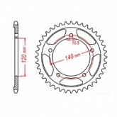 Звезда задняя MTX Parts 11-41F-43