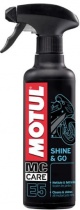 Очиститель и восстановитель блестящих поверхностей Motul E5 Shine & Go (400мл)