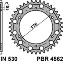 Звезда задняя PBR 4562.45 C45