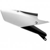Пластик бокового номера Polisport 8419900002 White/Black