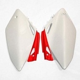 Пластик бокового номера UFO HO04616W White/Red