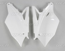 Пластик бокового номера UFO KA04737-047 White
