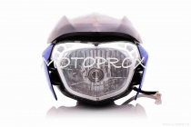 Пластик обтекателя переднего Motorace Bajaj Pulsar 135 Blue