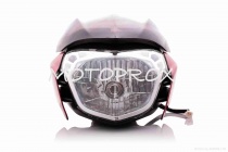 Пластик обтекателя переднего Motorace Bajaj Pulsar 135 Red