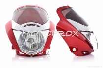 Пластик обтекателя переднего Motorace Honda CBF125 AT-10 Red