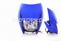 Пластик обтекателя переднего Motorace Honda NXR150 Blue