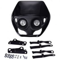 Пластик обтекателя переднего Motorace PNQ-201 Black