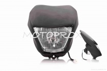 Пластик обтекателя переднего Motorace Yamaha Black Mat