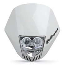Пластик обтекателя переднего Polisport 8657100001 White