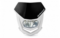 Пластик обтекателя переднего Polisport 8667100002 Black/White