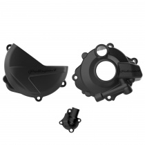 Защита крышек зажигания и сцепления Polisport 90957 Black