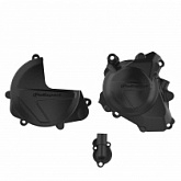 Защита крышек зажигания и сцепления Polisport 90961 Black