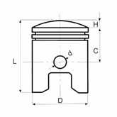 Поршень Motorace PSX-188 42,00 мм