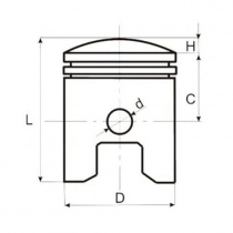 Поршень Motorace PSX-249 47,75 мм