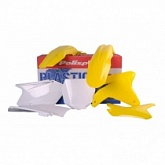 Комплект пластика Polisport 90097 Yellow/White