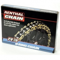 Цепь приводная Renthal 520 G&B R3-3/120L Gold/Black