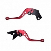 Рычаги тормоза и сцепления CNC BRT-031 Red