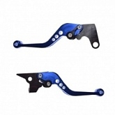 Рычаги тормоза и сцепления CNC BRT-036 Blue