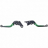Рычаги тормоза и сцепления CNC BRT-048 Green