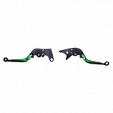 Рычаги тормоза и сцепления CNC BRT-091 Green