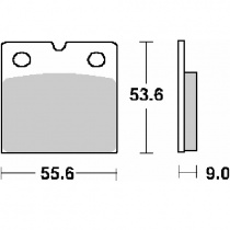 Колодки тормозные SBS 506HF