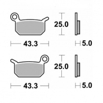 Колодки тормозные SBS 794RSI