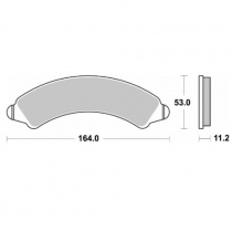 Колодки тормозные SBS 977RSI