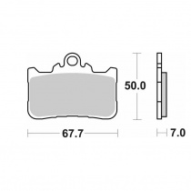 Колодки тормозные SBS 994HS
