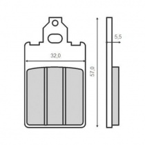 Колодки тормозные Sifam S1069