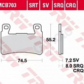 Колодки тормозные TRW Lucas MCB703TRQ
