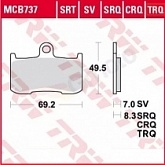 Колодки тормозные TRW Lucas MCB737TRQ