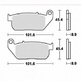 Колодки тормозные TRW Lucas MCB753PC
