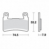 Колодки тормозные TRW Lucas MCB850TRQ
