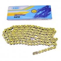Цепь приводная KMC 420 G&B H/138 Gold/Black