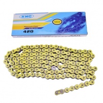 Цепь приводная KMC 420 G&B RX/138 Gold/Black