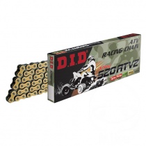 Цепь приводная DID 520 G&B ATV2/118 Gold/Black
