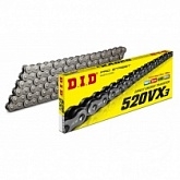 Цепь приводная DID 520 VX3/086 Silver