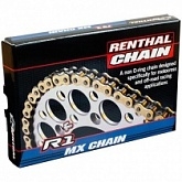 Цепь приводная Renthal 428 G&B R1/120 Gold/Black