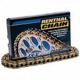 Цепь приводная Renthal 428 G&B R1/130 Gold/Black