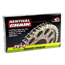 Цепь приводная Renthal 520 G&B ATV R4-2/112 Gold/Black