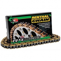 Цепь приводная Renthal 520 G&B ATV R4-2/114 Gold/Black