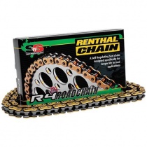 Цепь приводная Renthal 525 G&B ATV R4-2/120 Gold/Black