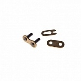 Замок цепи приводной Iris 415 G&B GSX/1-FJ Gold/Black