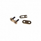 Замок цепи приводной Iris 420 G&B GSX/1-FJ Gold/Black