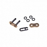 Замок цепи приводной Iris 525 G&B XR/1-FJ Gold/Black