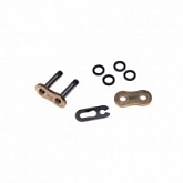 Замок цепи приводной Iris 530 G&B XR/1-FJ Gold/Black