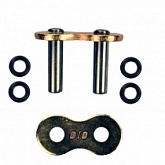 Замок цепи приводной RK 520 G&B GXW/1-PL Gold/Black